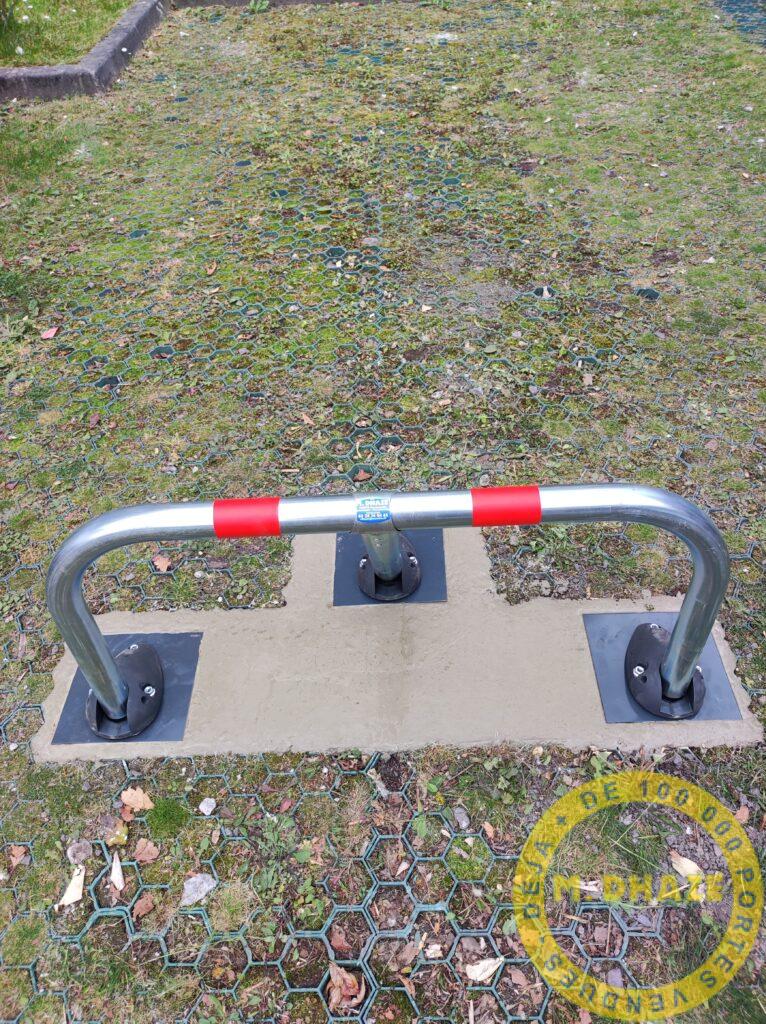 Installation d’arceau de parking à Marcq en Baroeul (Nord)