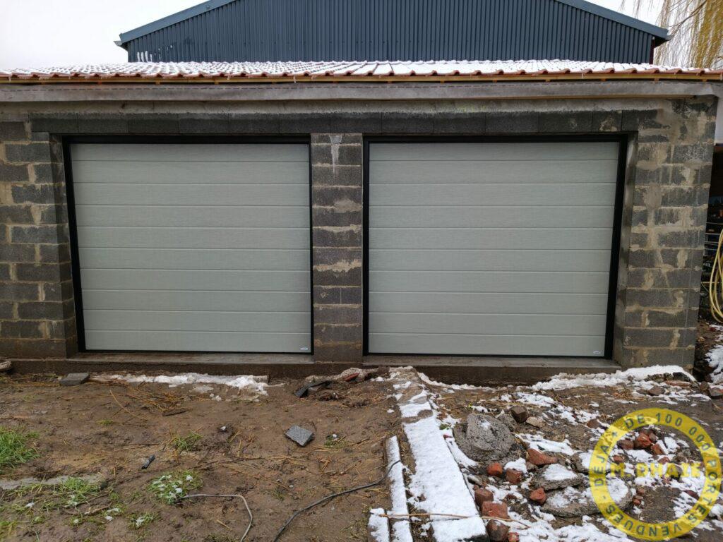 Double porte sectionnelle novoferm DHAZE