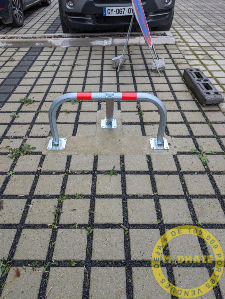 Arceau de parking à  Tourcoing (nord)