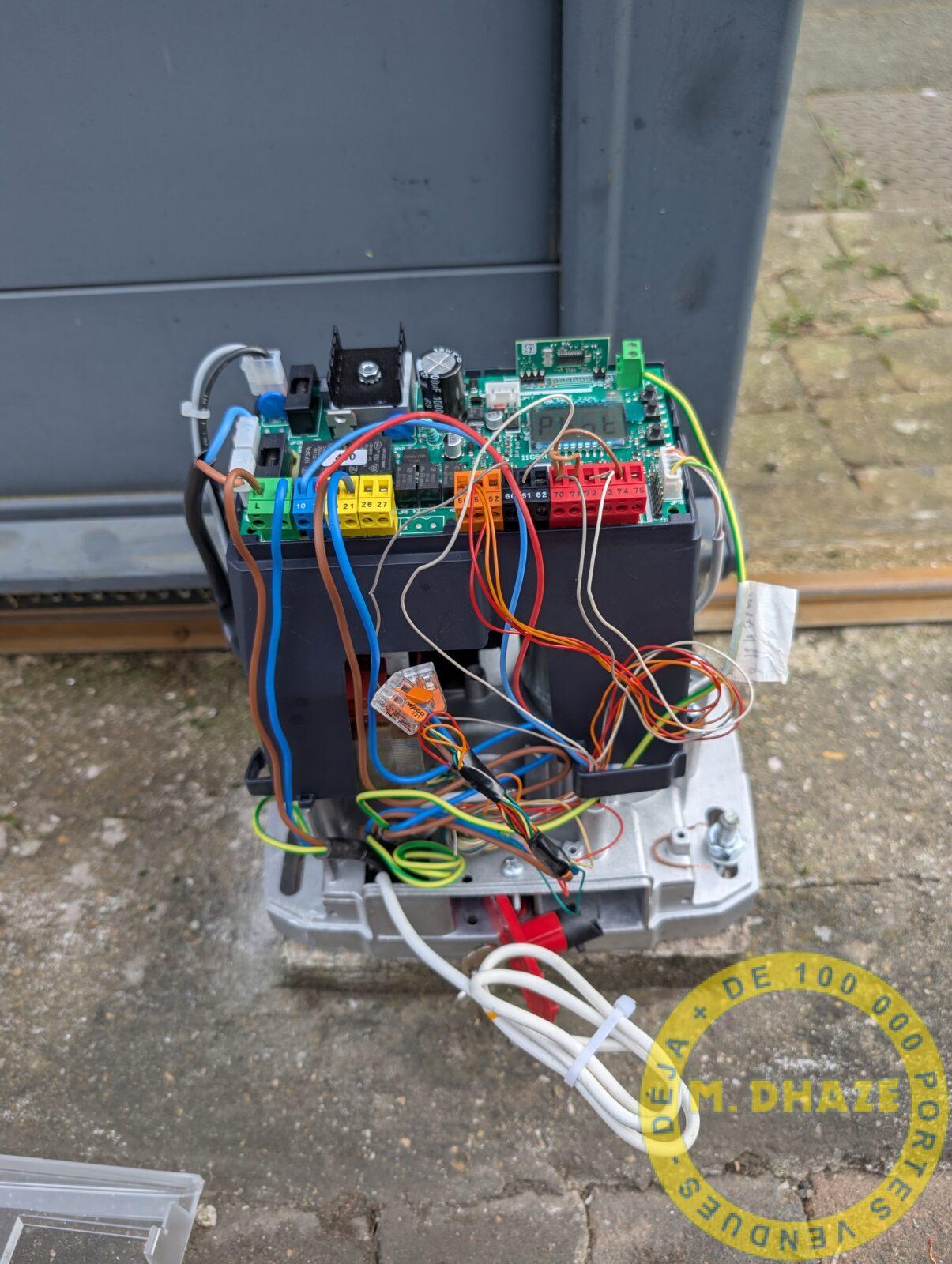 Remplacement d'un moteur sur un portail coulissant à Wambrechies (59)