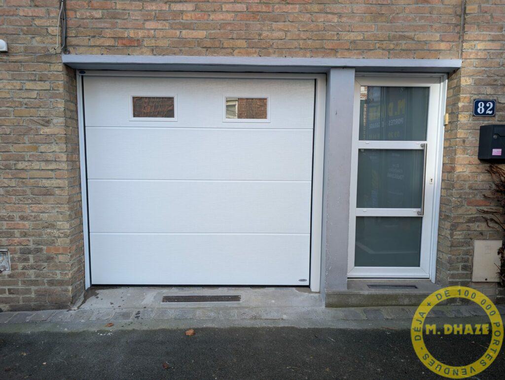 Porte de garage sectionnelle Novoferm à Roubaix (59)